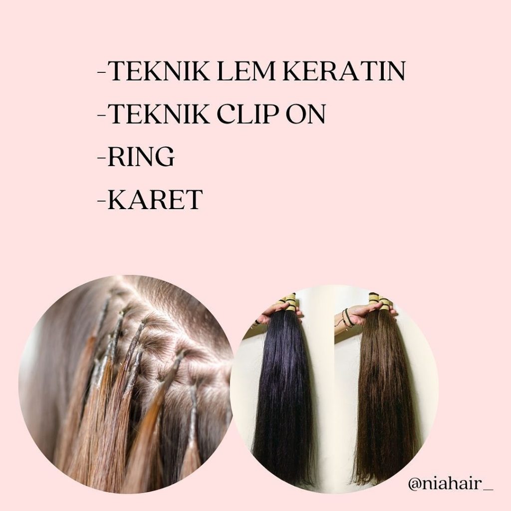 Nia Hair Extensions: Menggunakan Bahan Rambut Berkualitas Premium